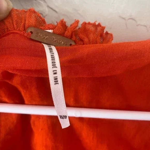 Free People orange tunic dress - Picture 3 of 9